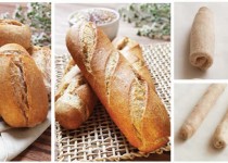 Pão francês e Baguette integrais